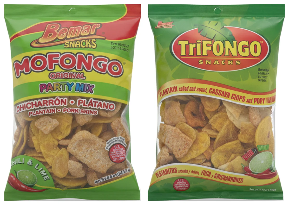 Bemar Mofongo Original Party Mix and TriFongo Snacks
