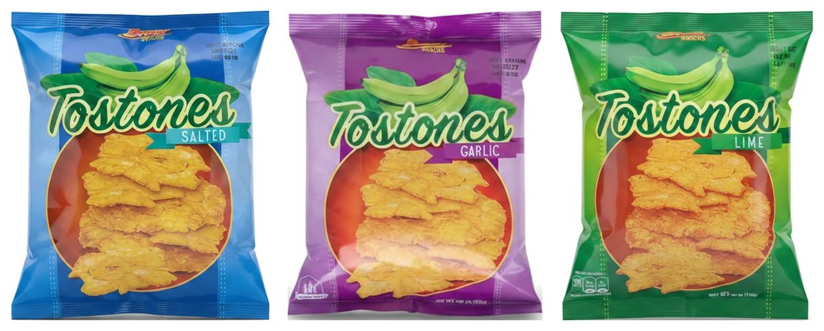 Bemar Tostones — salted, garlic and lime